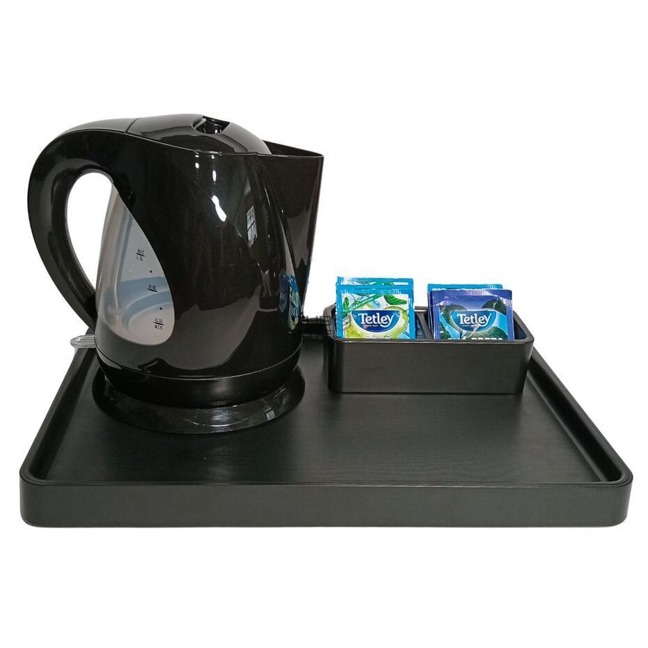 Black Essence Tray Kit with Electric Kettle